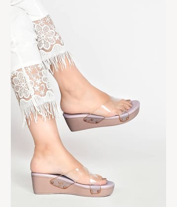 JM Looks Peach Women's Sandal Heels