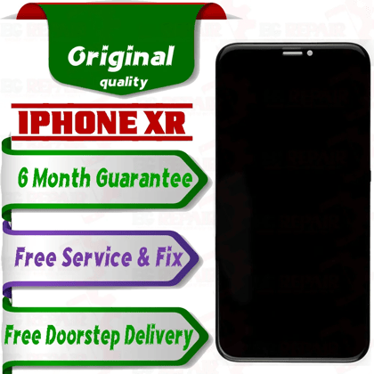 Apple iPhone Xr  (display glass combo folder) Mobile Display LCD Screen With Touch..