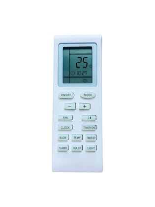 Upix AC Remote No. 18A (No Backlight), Compatible/Replacement for Croma AC Remote Control