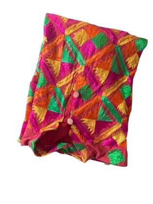 Phulkari  Stitched Long Jacket 