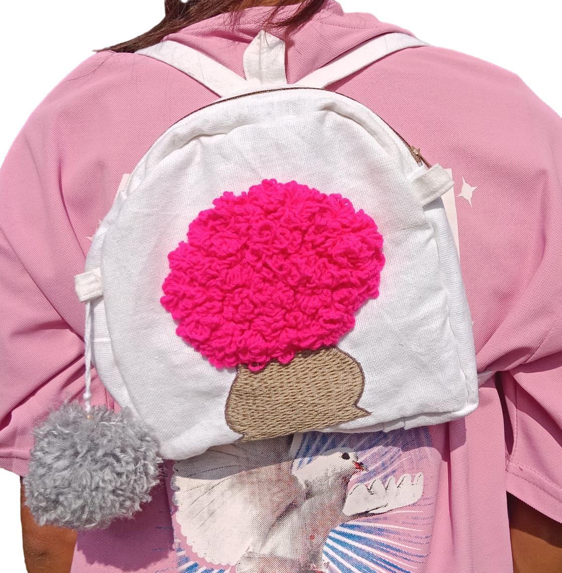 Stylish Customizable Canvas Bag with Zipper - Perfect for Everyday Use