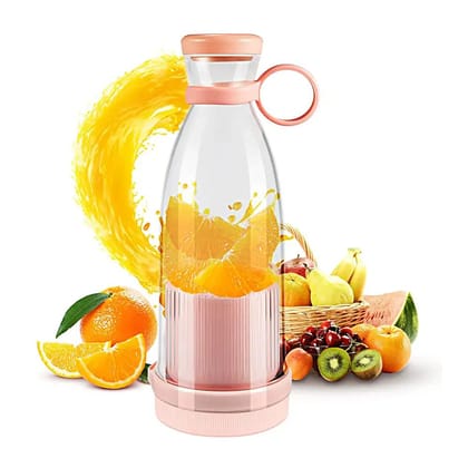 USB Rechargeable Portable Mini Juicer Blender ( Multi Colour ) ( Random Colour )