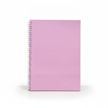 Spiral Bound Notebook - Pastel Pink