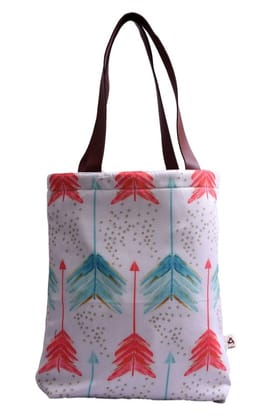 Canvas Astara Printed Tote Bag Canvas Astara Printed Tote Bag