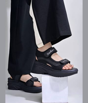 Stylestry Black Women's Sandal Heels