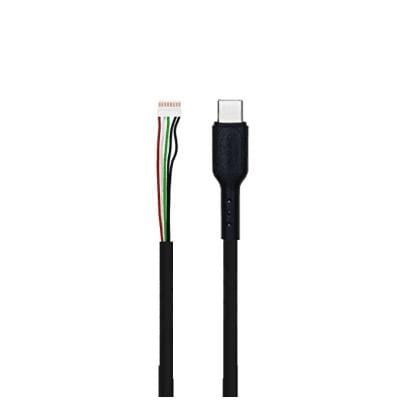 Champion Type-C Cable for Morpho Safran Aadhar Biometric Fingerprint Scanner MSO-1300, E1, E2, E3 (Black)