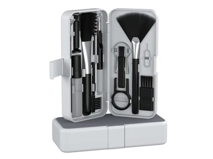 Portronics Clean N 19 in 1 Smart Gadget Cleaning Kit for Smartphones, Tablets, Laptops, Earbuds - White