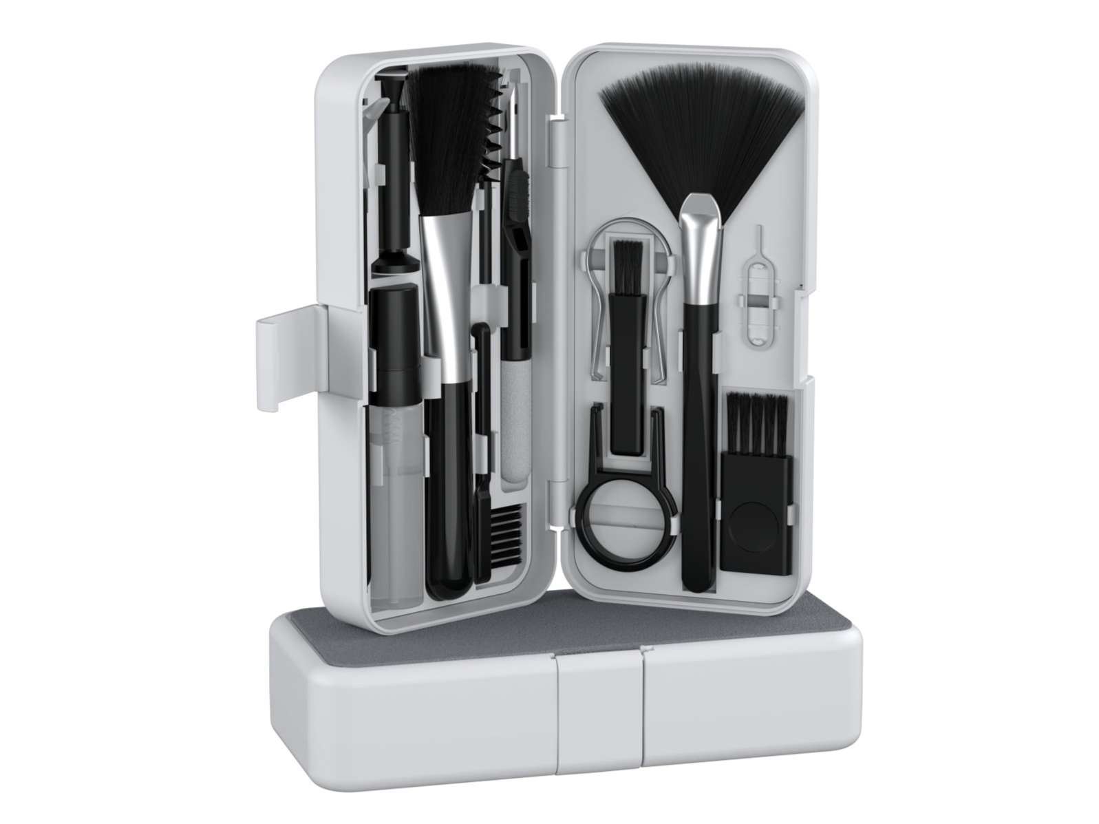 Portronics Clean N 19 in 1 Smart Gadget Cleaning Kit for Smartphones, Tablets, Laptops, Earbuds - White