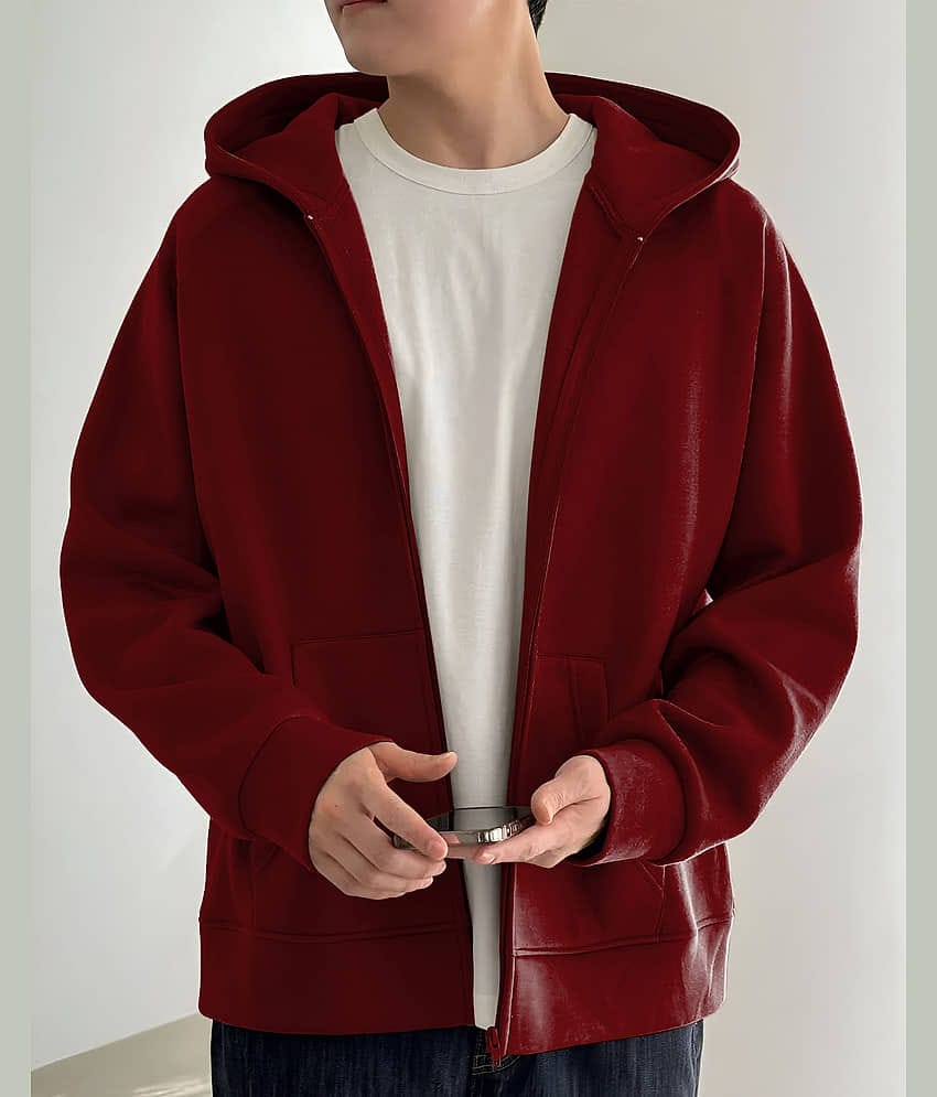 AUSK Fleece Hooded Men's Sweatshirt - Teal Blue ( Pack of 1 )