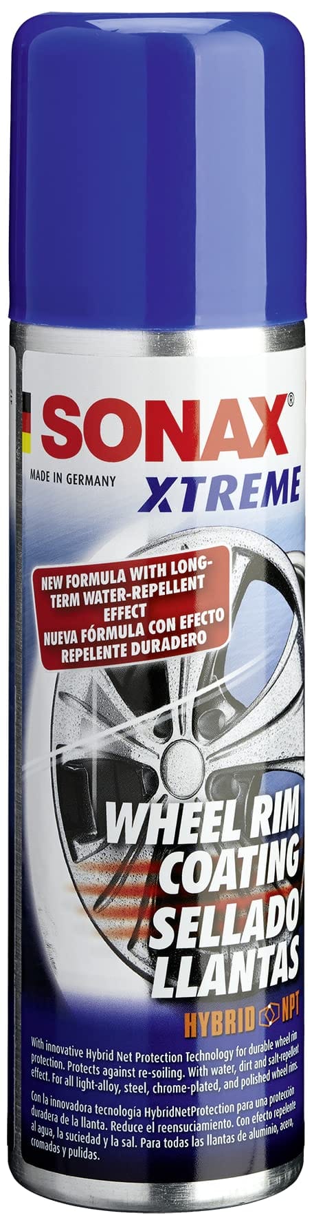 SONAX Xtreme Wheel Rim Coating Nano Pro (250 ml) | Long-Lasting Nano-Technology | Mirror Shine Finish | Protection for Aluminum, Steel, and Chromed Rims | Water and Dirt Repellent | Easy to Apply