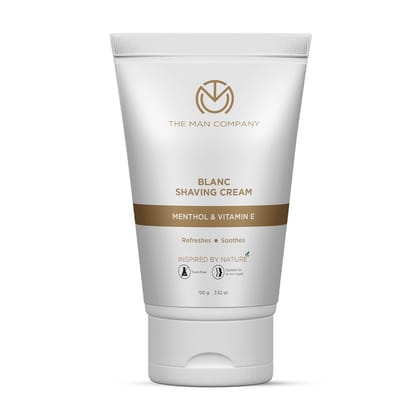 Blanc Shaving Cream | Menthol & Vitamin E (100g) Blanc Shaving Cream | Menthol & Vitamin E (100g) - 100g Shaving Cream at