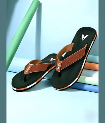 Altek Green Men's Thong Flip Flop