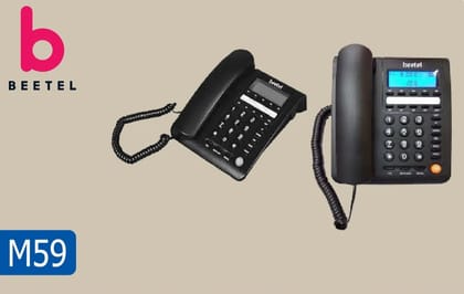 Beetel M59 Corded Landline Telephone Black