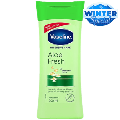 Vaseline Intensive Care Aloe Fresh Body Lotion - For Healthy Soft Skin + Vaseline Jelly, 200 Ml Vaseline Intensive Care Aloe Fresh Body Lotion - For Healthy Soft Skin + Vaseline Jelly, 200 Ml