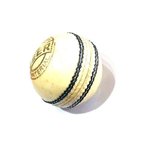 Nawani 2 Piece White Leather Ball for Match (Pack of 1)