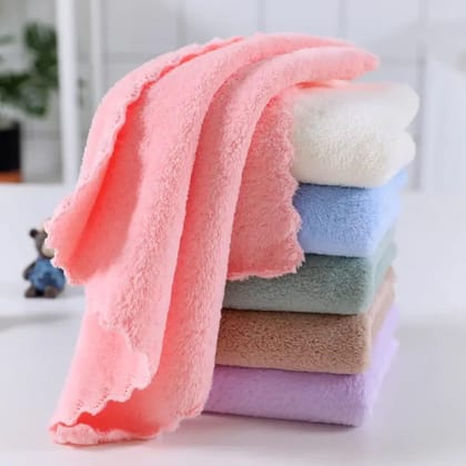 Towel NX Soft Plush Towels - Vibrant Coral Pink Pastel Collection Pack of 6 pcs Towel NX Soft Plush Towels - Vibrant Coral Pink Pastel Collection Pack of 6 pcs