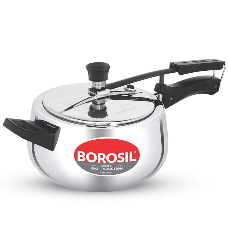 Borosil Pronto Tri-ply Inner Lid Pressure Cooker 3.5L