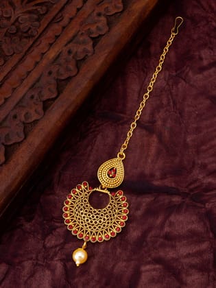 Morison Minimal Crystal Chain Mangtikka Subtle Charm for Modern Looks