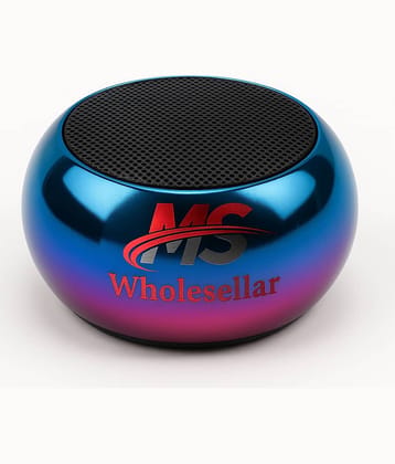 MS Wholesellar MiniBlast BT01 3 W Bluetooth Speaker Bluetooth V 5.0 with USB Playback Time 5 hrs Purple