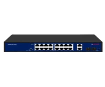 CP-DNW-GPU16G2F2-20 16 Ports Gigabit Unmanaged PoE Switch