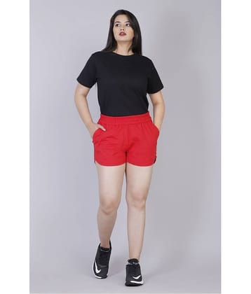 Scrott Merchandise Cotton Skorts - Red