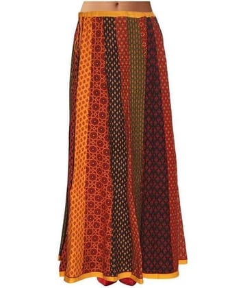 Sttoffa - Multicolor Cotton Women's A-Line Skirt ( Pack of 1 )