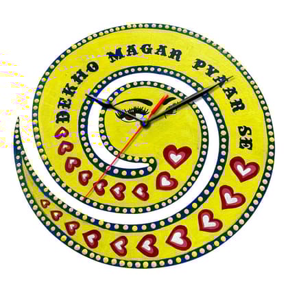 Pop Art on Spiral Clock DIY Kit by Penkraft