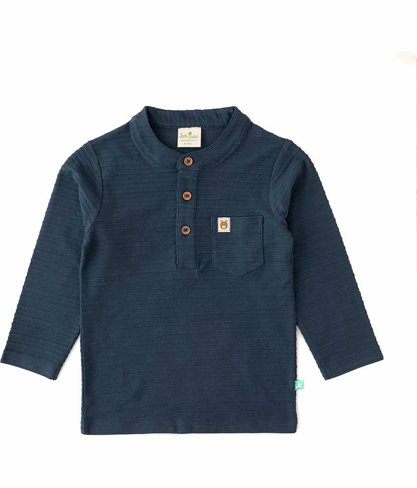 Juscubs Pack of 1 Boys Cotton T-Shirt ( Blue )