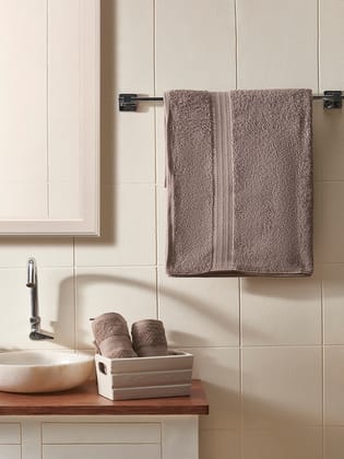 DDecor 100% Premium Cotton 1 Bath Towel + 2 Hand Towel | Plain 500TC | Zero Twist with High Absorbency | Perfect for Everyday Use | Brio Collection | 75 CM X 150 CM + 40 CM X 60 CM