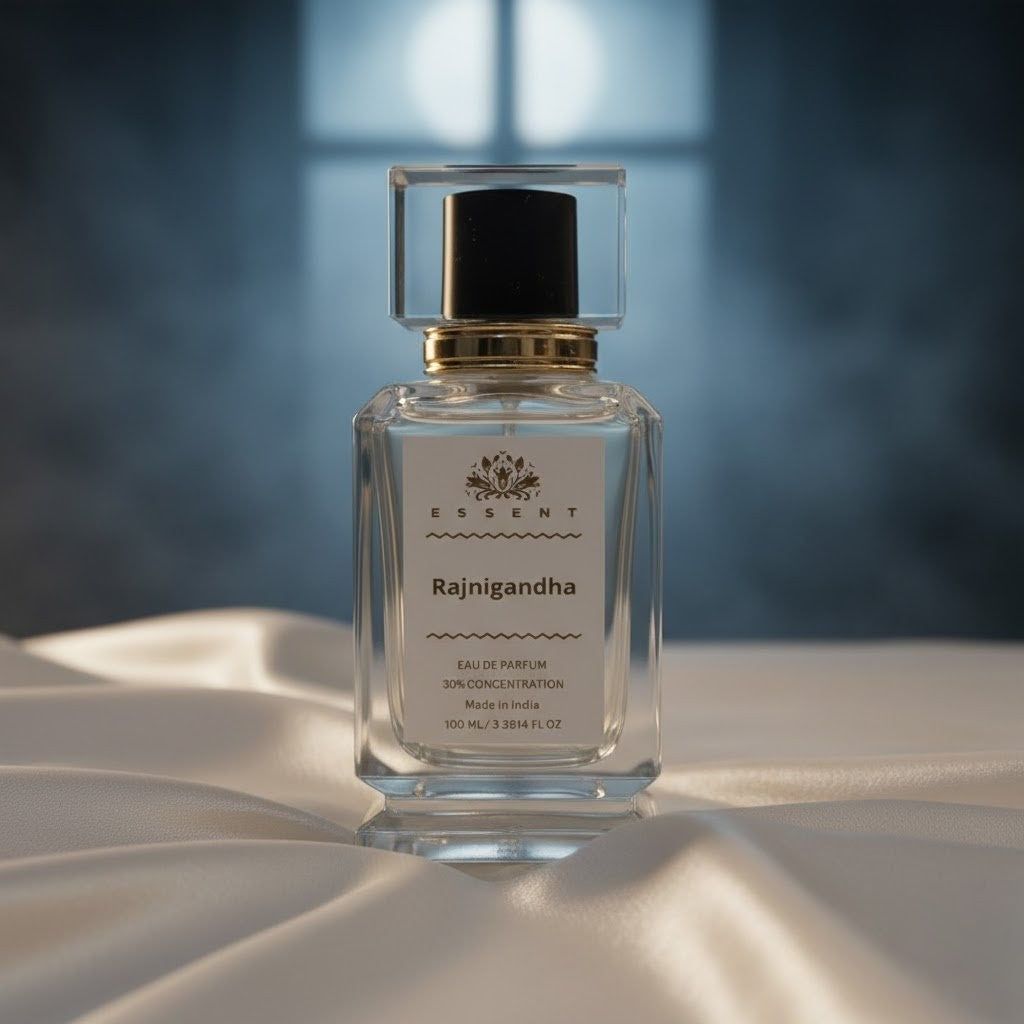Essent Perfumes Rajnigandha Eau de Parfum (EDP) – Tuberose Floral Long Lasting Perfume – Unisex Fragrance