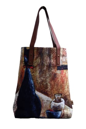 Astara Printed Tote Bag