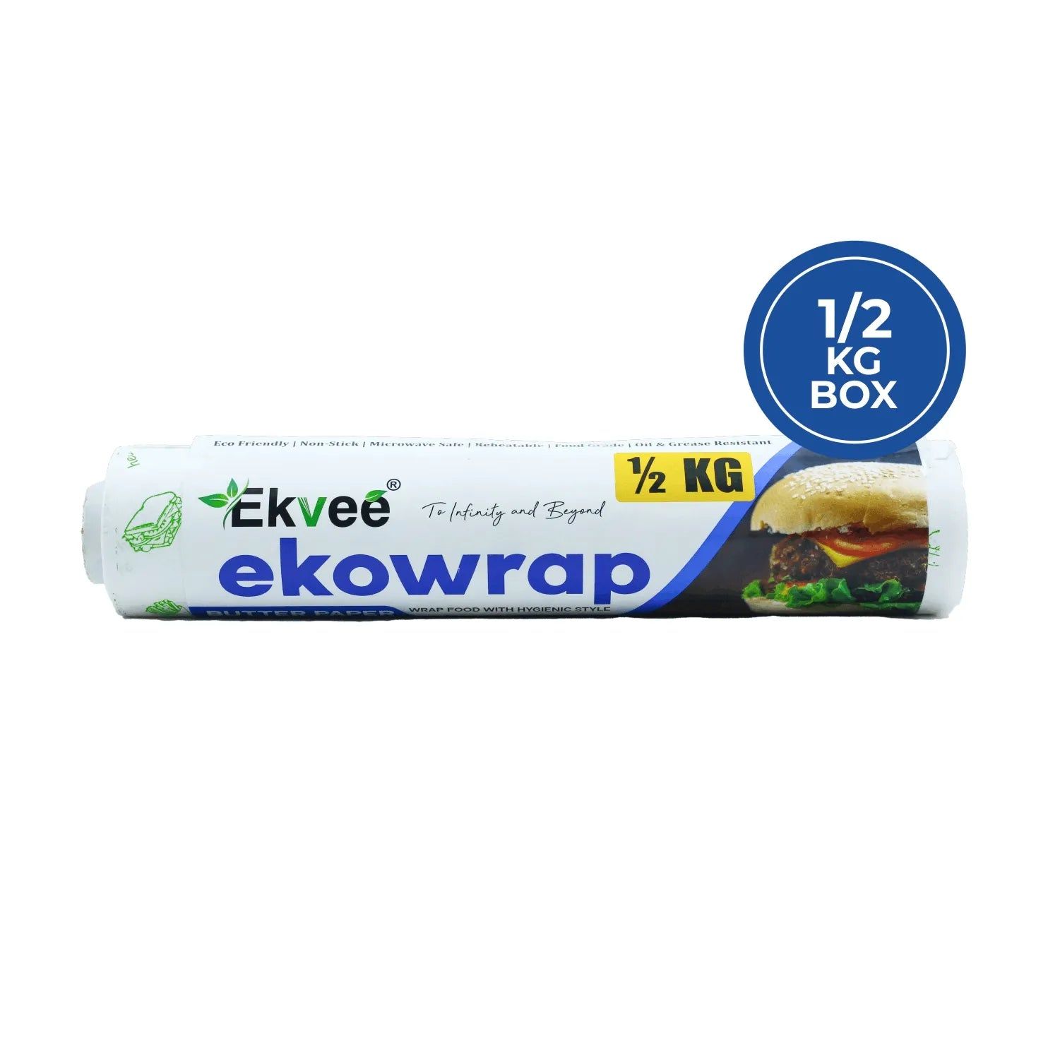 Ekowrap Butter Paper 1/2 Kg Roll Pack of-1