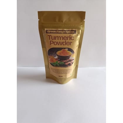 Green Range Spices Turmeric Powder - 80 gm - One pouch of turmeric powder