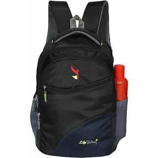 Life Today Large 35 L Laptop Backpack 35 L Waterproof Laptop/College/School/Office Bag Backpack for Men Women (Black)