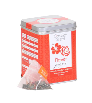 Gardner Street Tea - Flower Power - 20 Silken Sachets Gardner Street Tea - Flower Power - 20 Silken Sachets