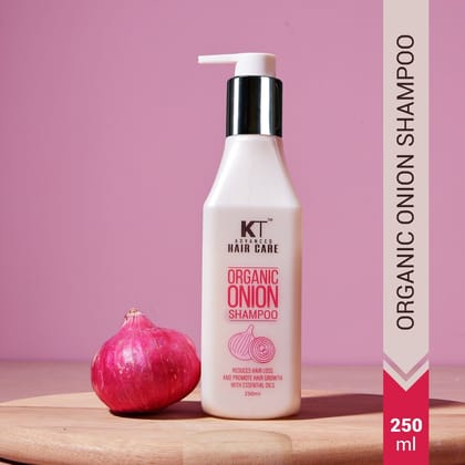 KT Professional Organic Onion Shampoo, Hair Fall Control & Hair Strengthening – 250ml