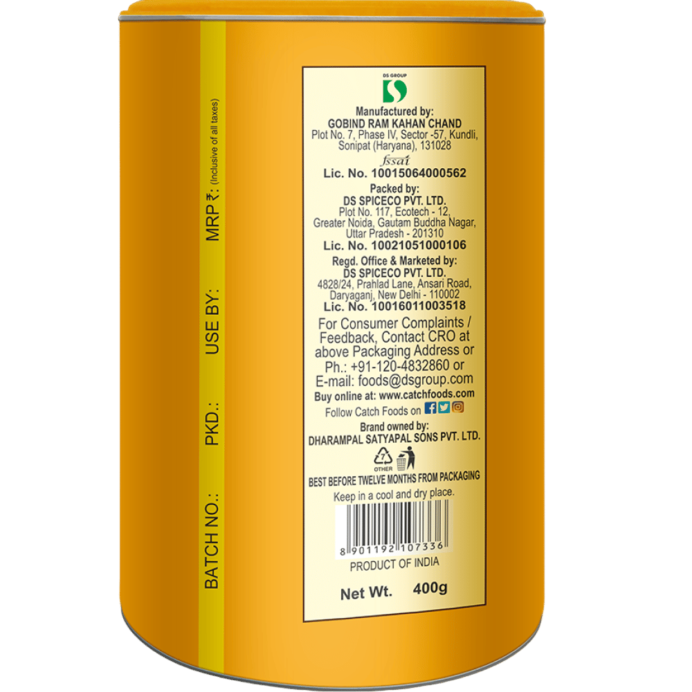 Catch Straight Can || Turmeric Powder || Haldi Powder || 400 Grams