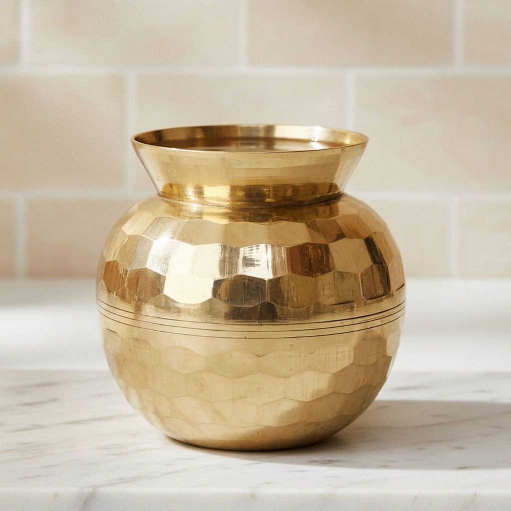 Brass Diamond Lota No. 3, 700 ML (ZMAS481 E)