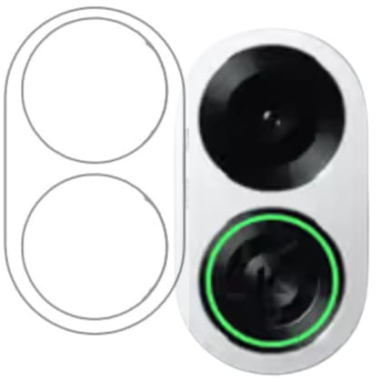 ISAAK Back Camera Lens Protector compatible for OPPO K13 Turbo (Pack of 1)