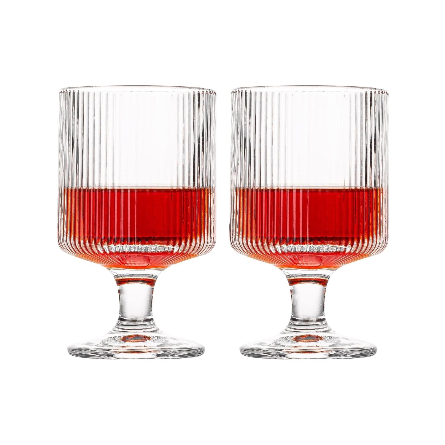 Wine Glasses | 240 ML | Drinking, Champagne, Crystal, Premium, Italian Glass Mug | Perfect for Home, Bar, Casino Party |