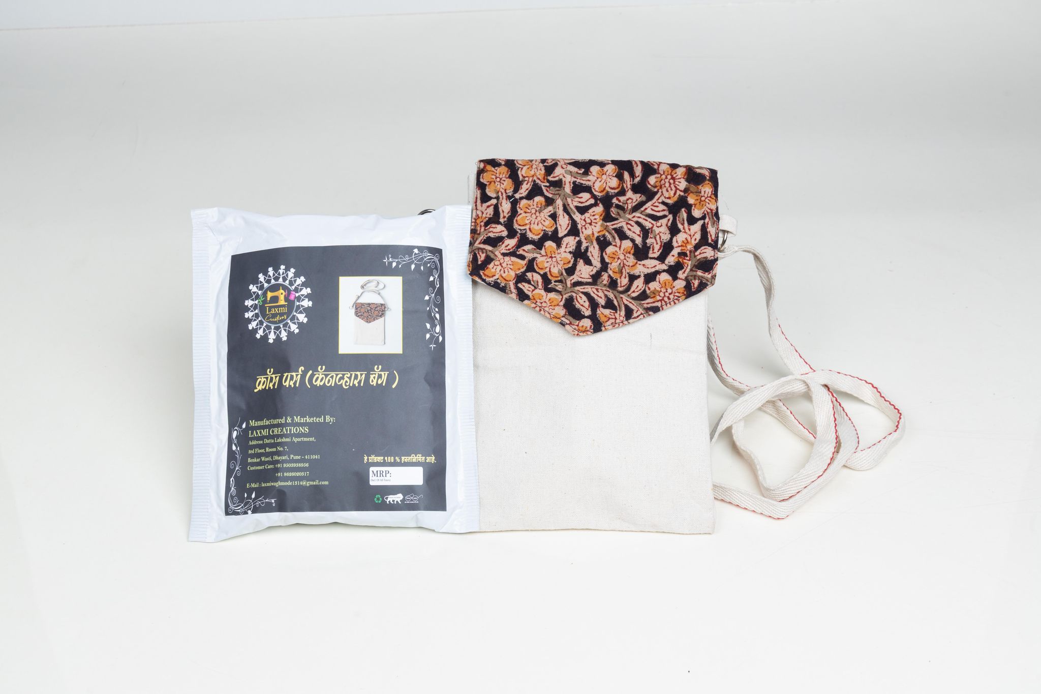 Cross Purse / Canvas Bag 1 piece each