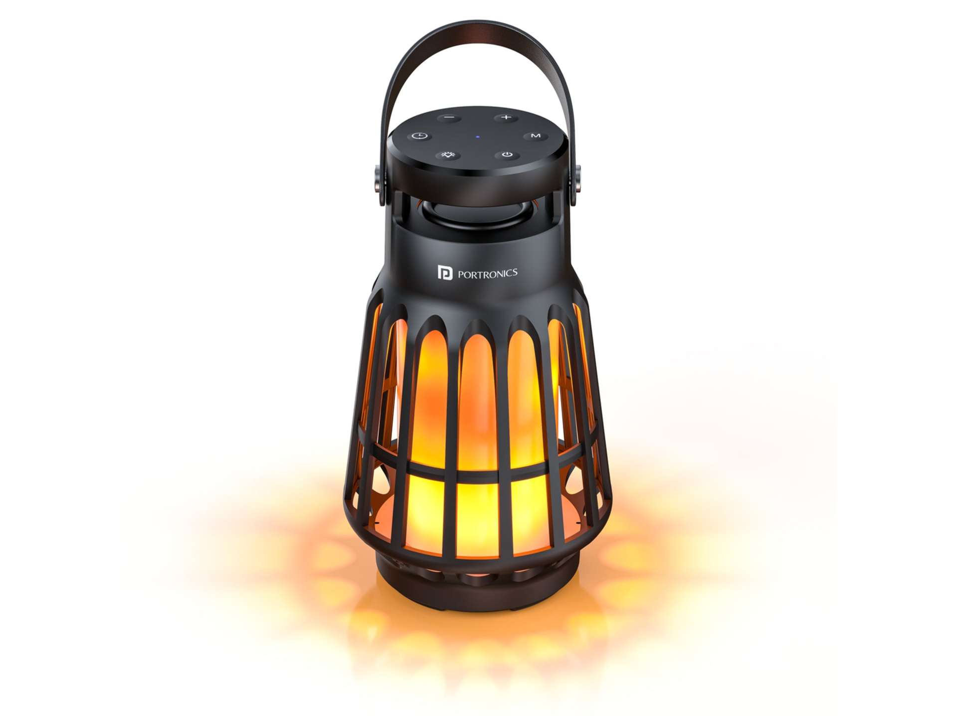 Portronics Dash 6 Fire Flame LED Lights, 6 Hour Playtime, 15W Speaker, Bluetooth 5.3V