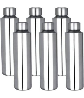 APEIRON na Silver 1000 mL Stainless Steel Fridge Bottle set of 6