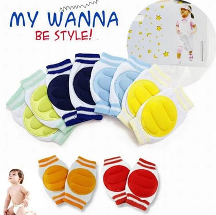 Baby Knee & Elbow Guard (Set of 1) Random Color