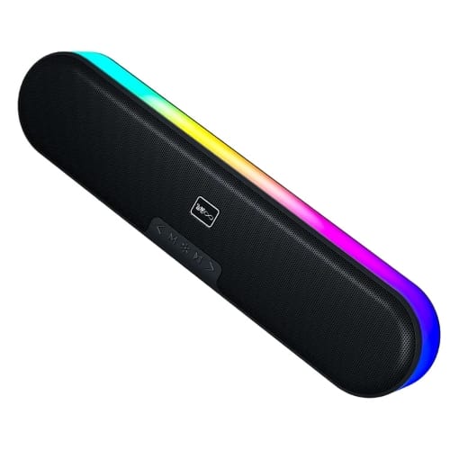 Walta Elite Carnival 10W Bluetooth 5.2V Wireless Portable Party Speaker, IPX4 Water Resistance, Up to 5H Playback Time, RGB Light