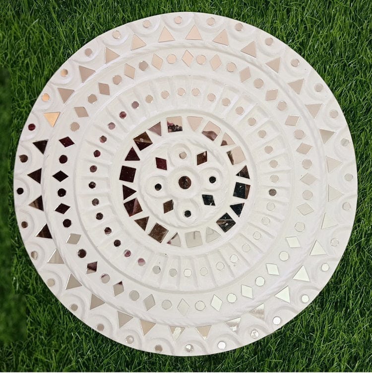 Kutch Lippan Mud & Mirror Work Wall Panel