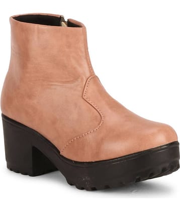 Saheb - Pink Women's Ankle Length Boots