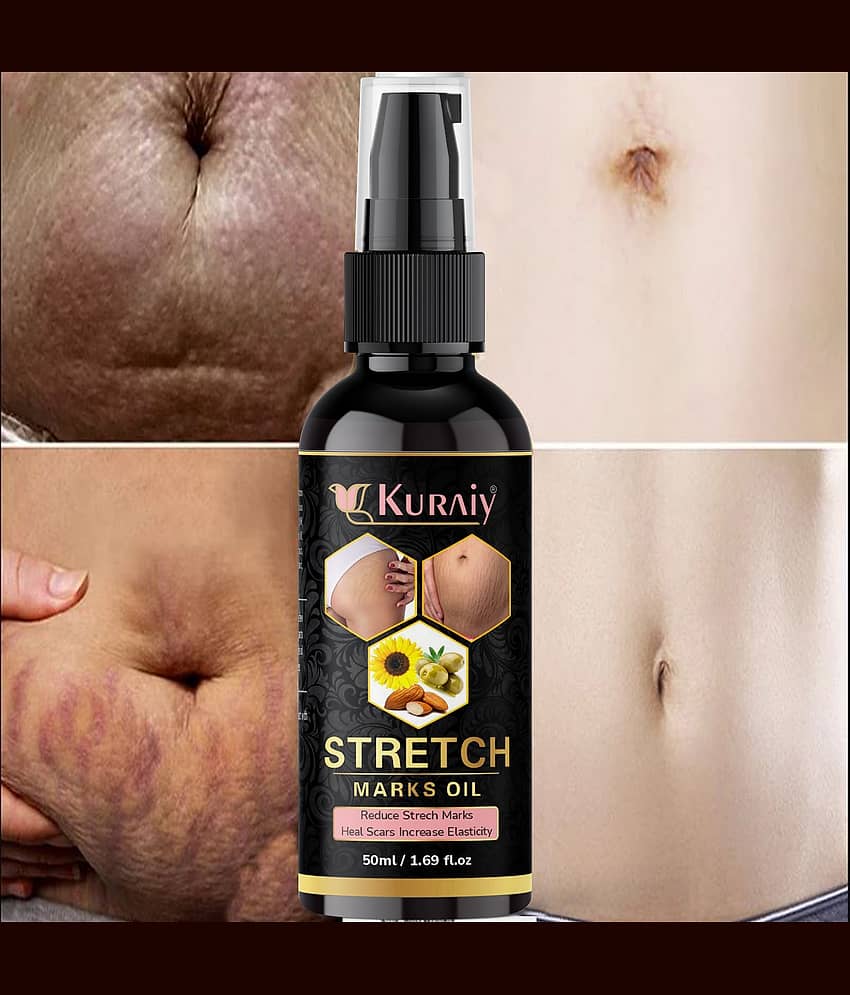 Kuraiy Natural Stretch Oil with Coconut, Olive & Jojoba Oils