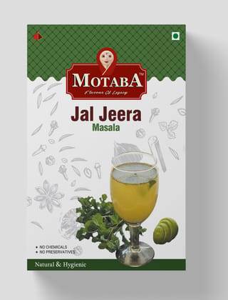 MOTABA Jal Jeera Masala, 100 gm - MOTABA Jal Jeera Masala, 100 gm