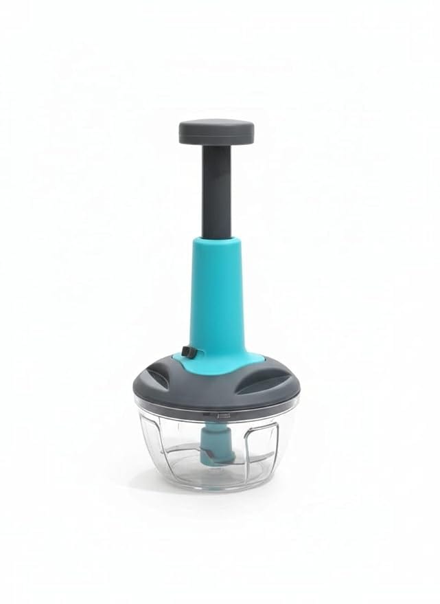 Manual Food Chopper, Mini Food Processor, Hand Held Vegetable Chopper, Dicer, Slicer, Fruit Salad Maker, Onion Chopper, Meat Grinder, Garlic Mincer, Herb Chopper, Egg Whisk